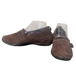DANSKO Carol Chocolate Brown Suede Slip‎ On Loafer Shoes Women’s Size 7.5